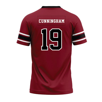 South Carolina - NCAA Football : Brandon Cunningham - Garnet Premium Football Jersey-1