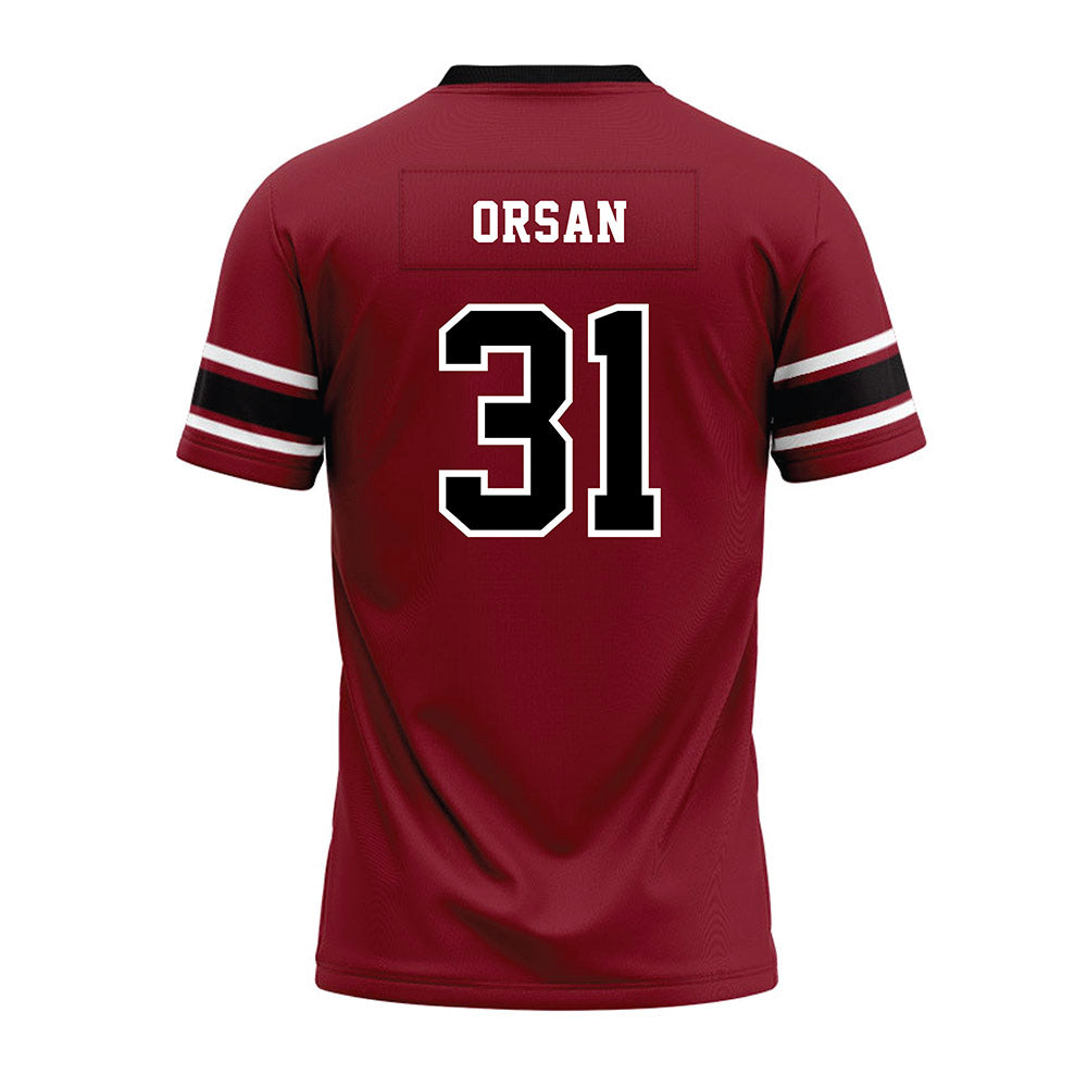 South Carolina - NCAA Football : Malik Orsan - Garnet Premium Football Jersey-1