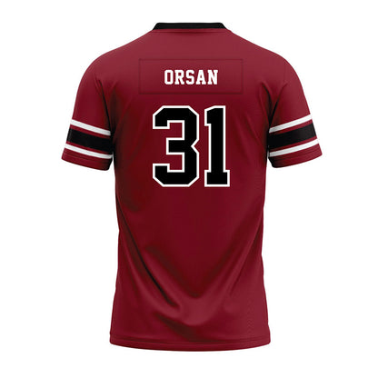 South Carolina - NCAA Football : Malik Orsan - Garnet Premium Football Jersey-1