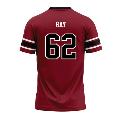 South Carolina - NCAA Football : Nolan Hay - Garnet Premium Football Jersey-1