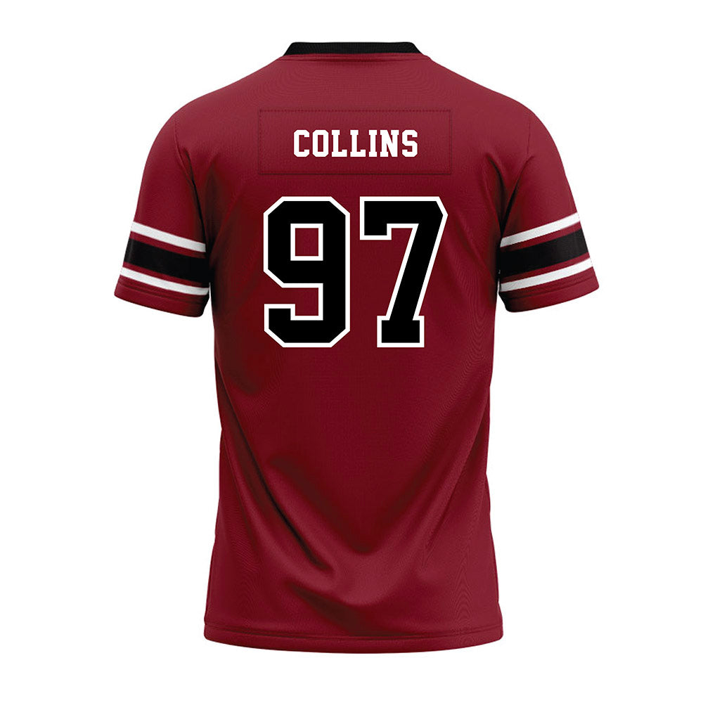 South Carolina - NCAA Football : Kelby Collins - Garnet Premium Football Jersey-1