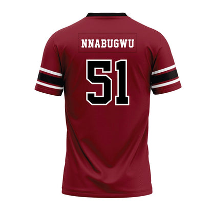 South Carolina - NCAA Football : Ebubedike Nnabugwu - Garnet Premium Football Jersey-1