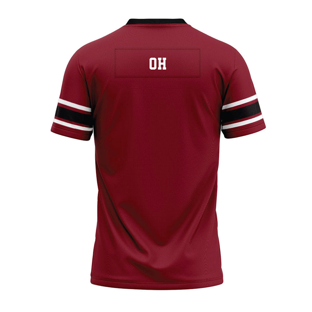 South Carolina - NCAA Football : Matthew Oh - Garnet Premium Football Jersey-1