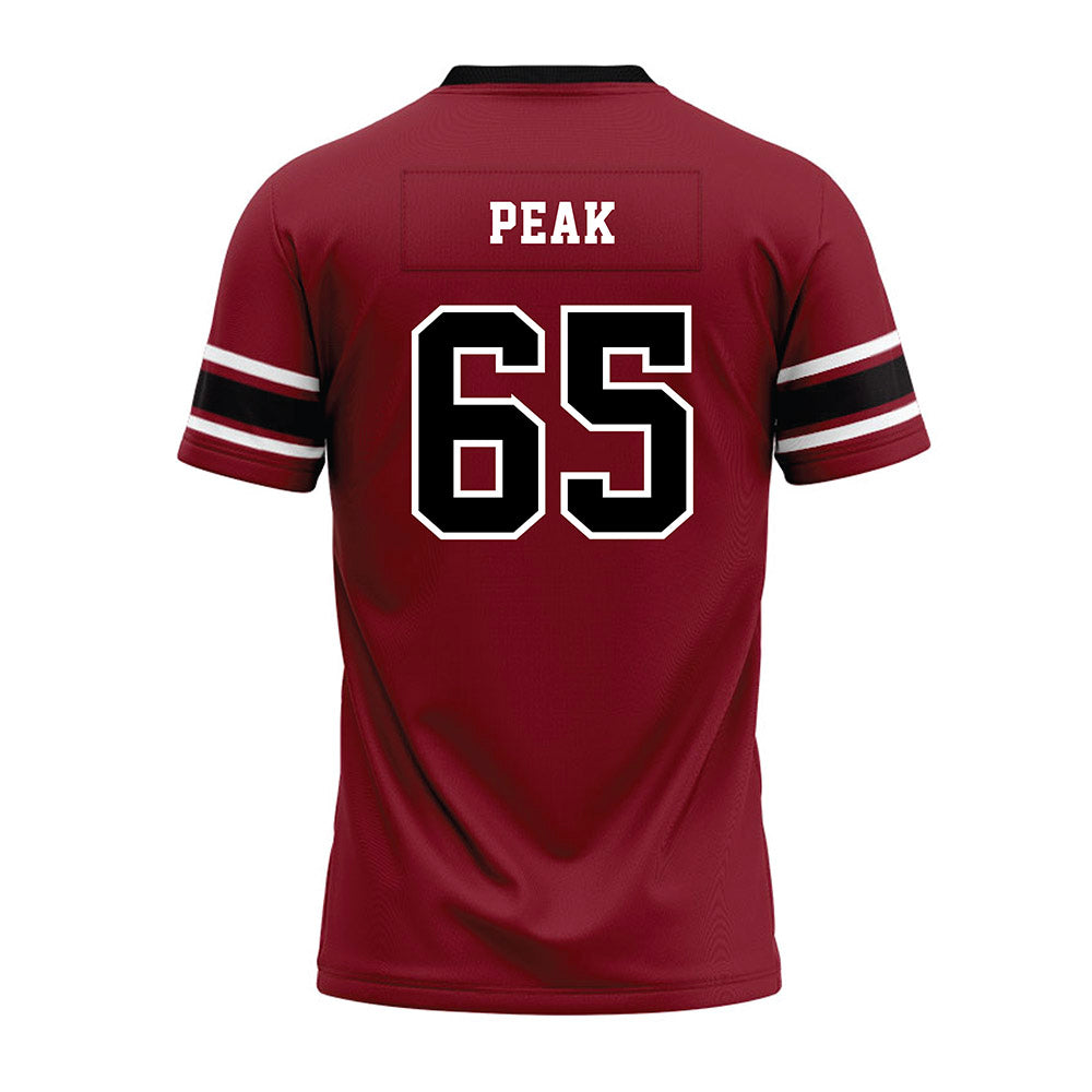 South Carolina - NCAA Football : Jacarrius Peak - Garnet Premium Football Jersey-1