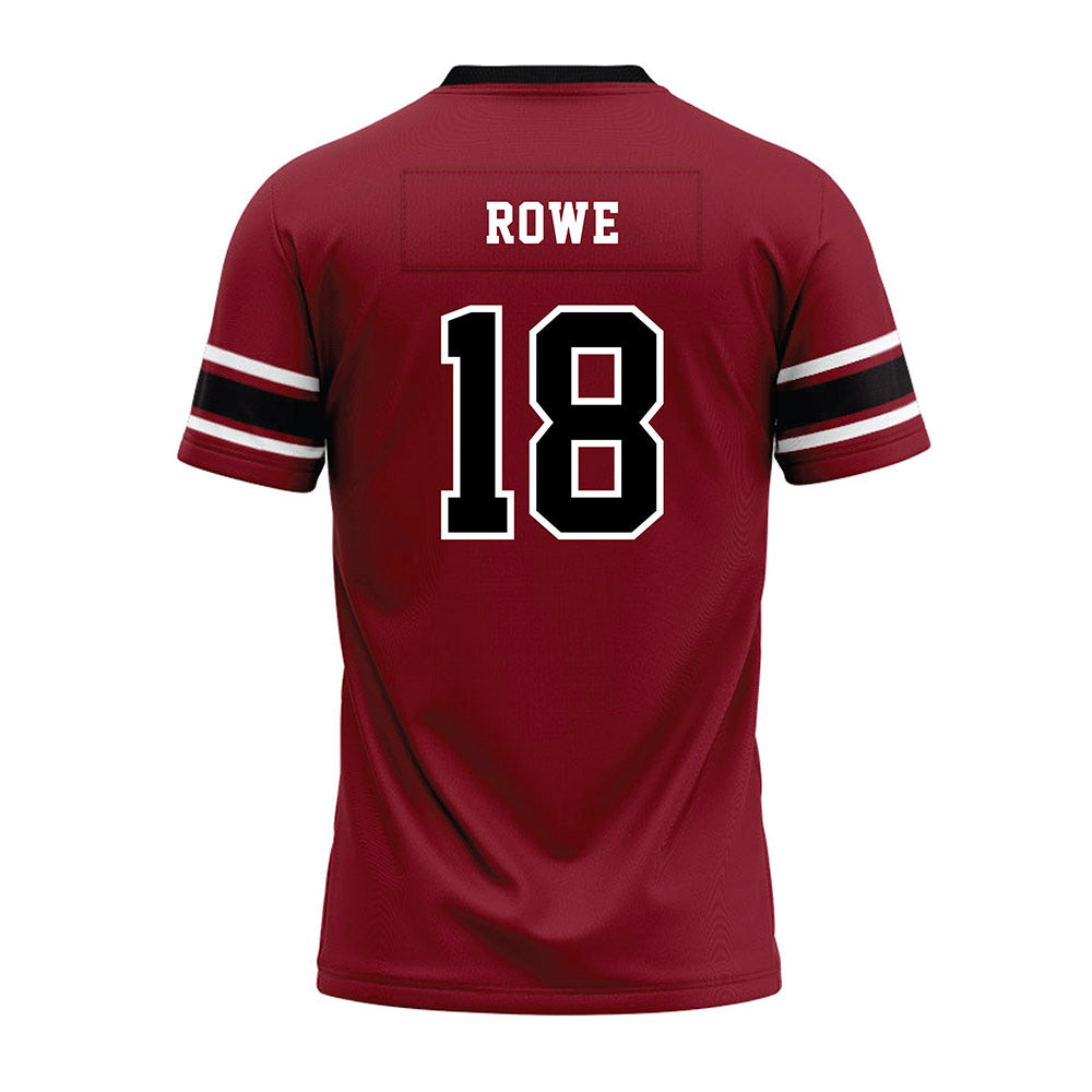 South Carolina - NCAA Football : Brian Rowe - Garnet Premium Football Jersey-1