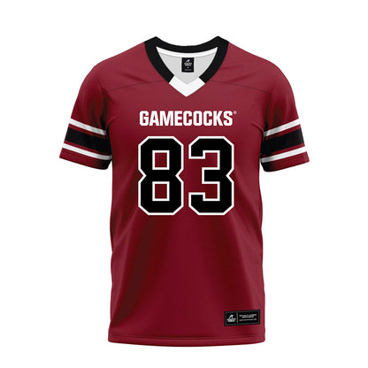 South Carolina - NCAA Football : Dj Black - Garnet Premium Football Jersey-0