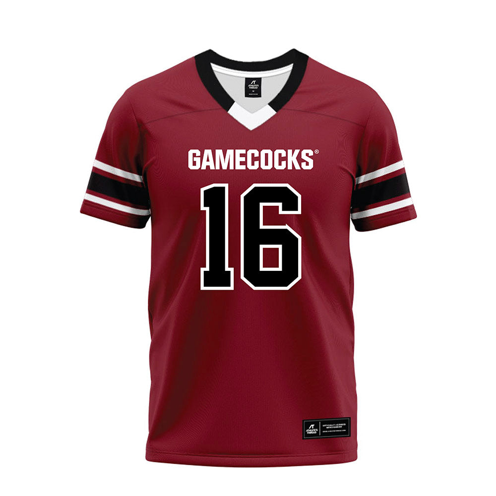 South Carolina - NCAA Football : Jalewis Solomon - Garnet Premium Football Jersey-0