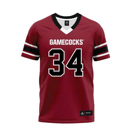 South Carolina - NCAA Football : Jamian Risher - Garnet Premium Football Jersey-0