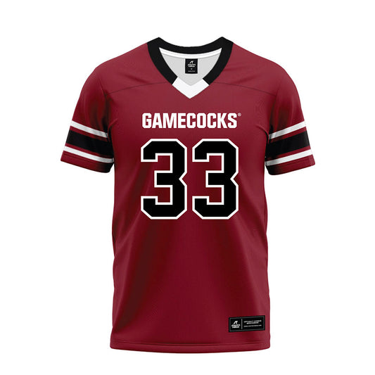 South Carolina - NCAA Football : Kyler Farrow - Garnet Premium Football Jersey-0