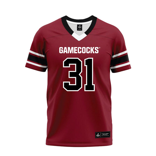 South Carolina - NCAA Football : Neil Salvage III - Garnet Premium Football Jersey-0