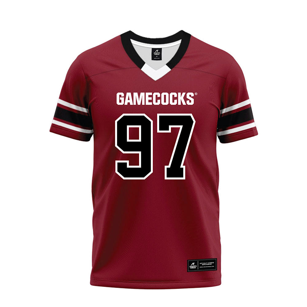 South Carolina - NCAA Football : Kelby Collins - Garnet Premium Football Jersey-0