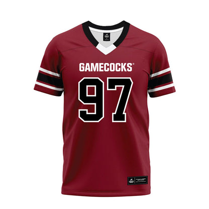 South Carolina - NCAA Football : Kelby Collins - Garnet Premium Football Jersey-0