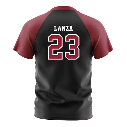 South Carolina - NCAA Men's Soccer : Shawn Lanza - Black Soccer Jersey-1