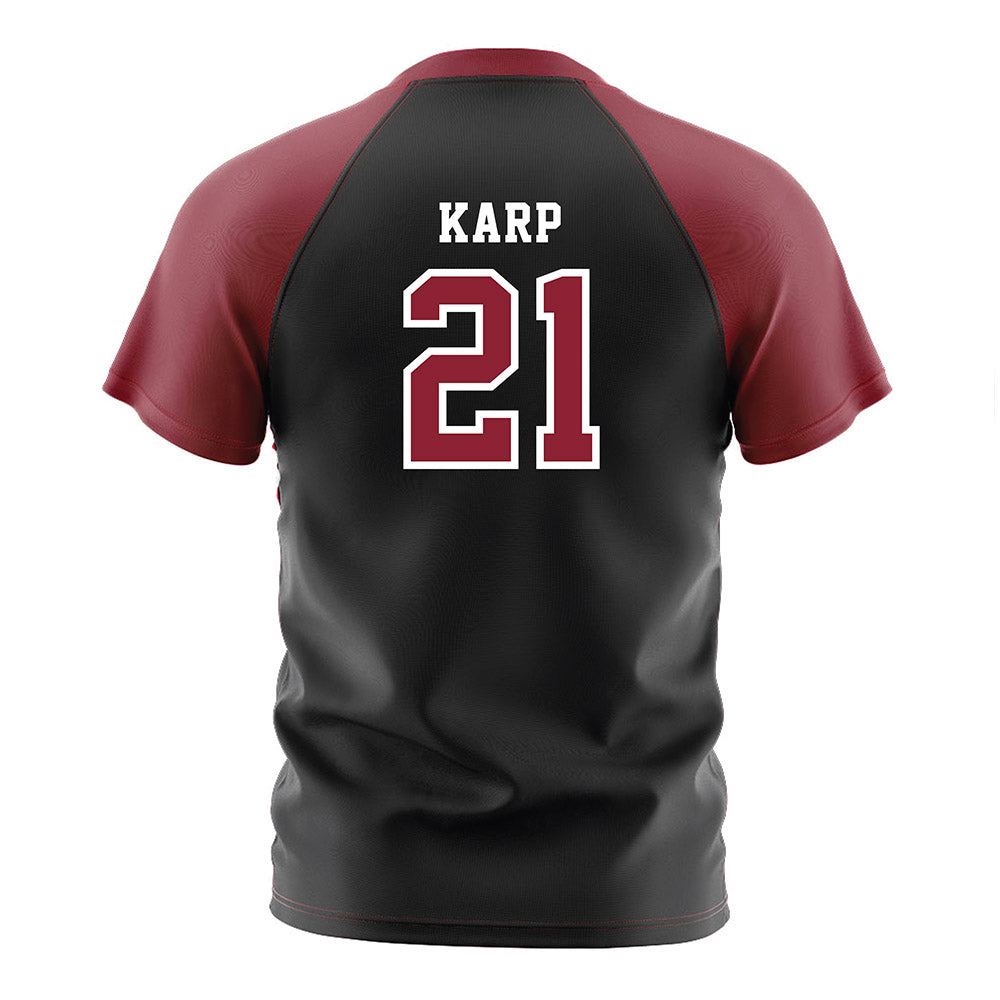 South Carolina - NCAA Men's Soccer : Kieran Karp - Black Soccer Jersey-1