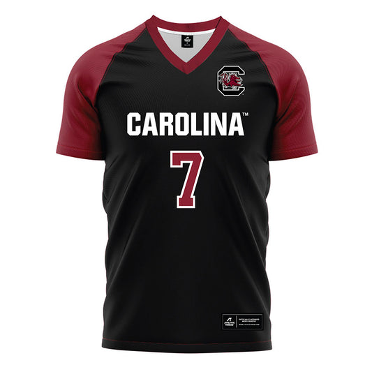 South Carolina - NCAA Men's Soccer : Isaiah Whittaker-Francis - Black Soccer Jersey-0