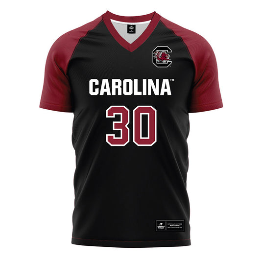 South Carolina - NCAA Men's Soccer : Gabriel Nickerson - Black Soccer Jersey-0