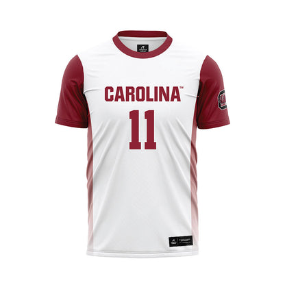 South Carolina - NCAA Women's Soccer : Kinley Brown - White Soccer Jersey-0
