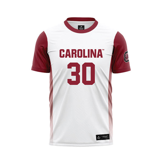 South Carolina - NCAA Women's Soccer : Jyvanna Harris - White Soccer Jersey-0