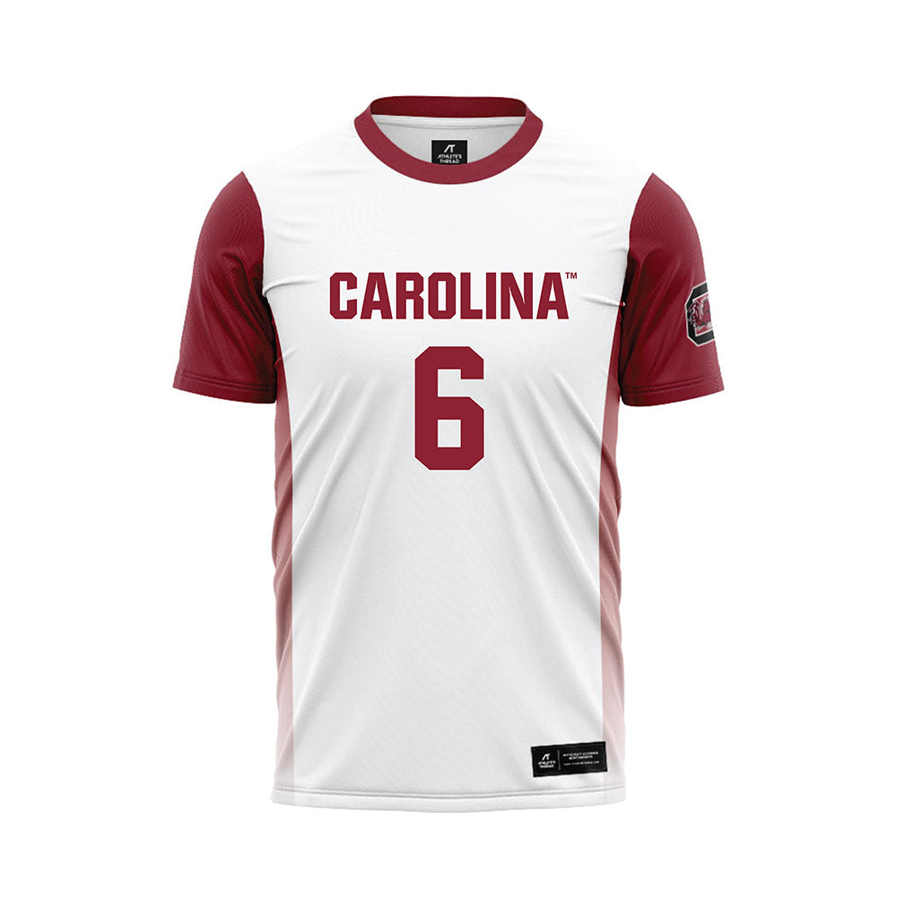 South Carolina - NCAA Women's Soccer : Amanda Patrick - White Soccer Jersey-0