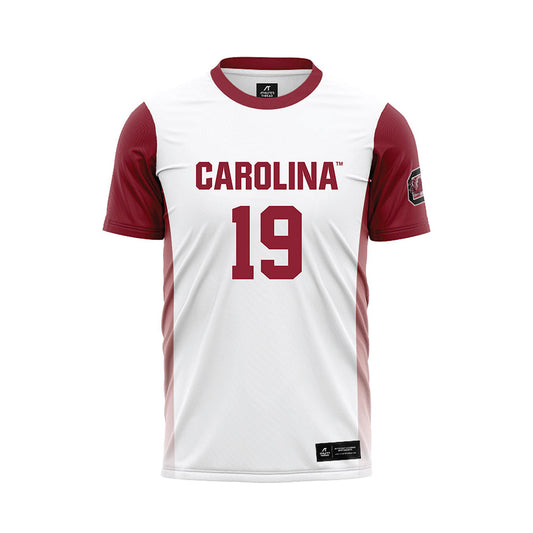 South Carolina - NCAA Women's Soccer : Emily Walne - White Soccer Jersey-0