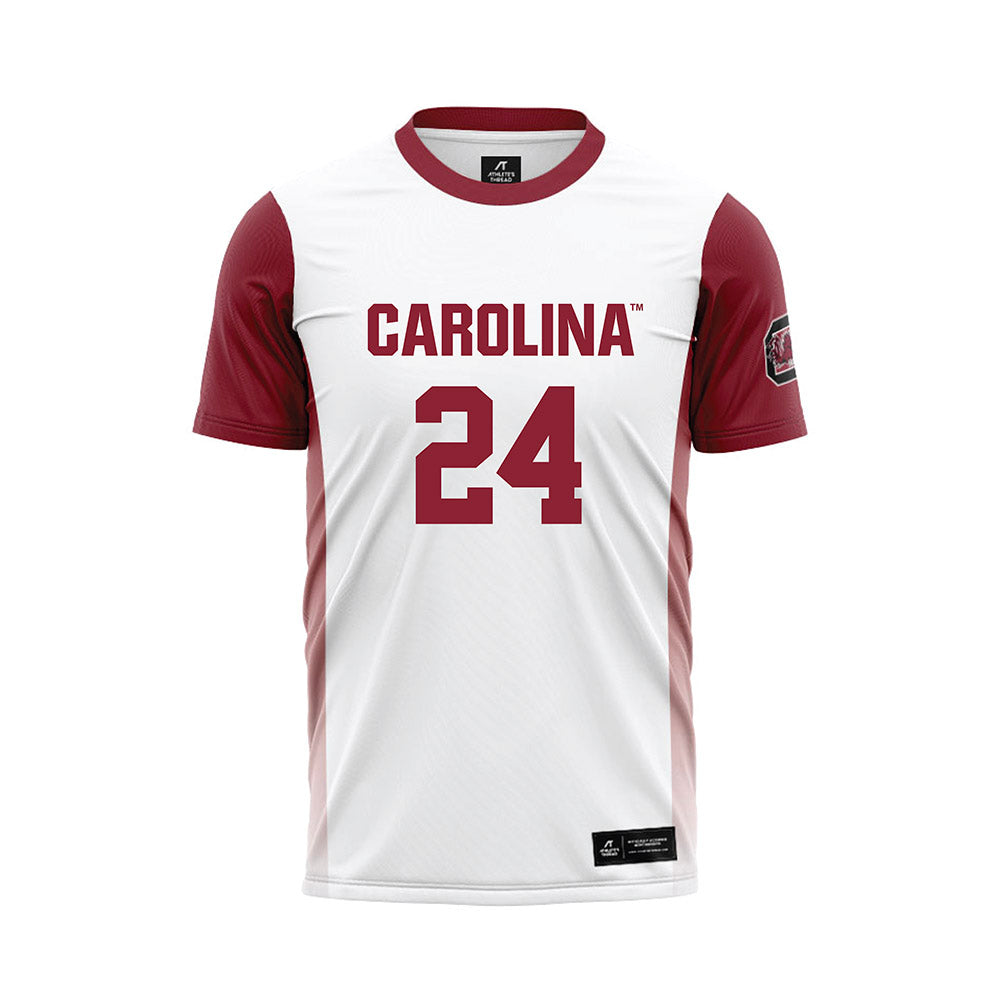 South Carolina - NCAA Women's Soccer : Laney Keith - White Soccer Jersey-0
