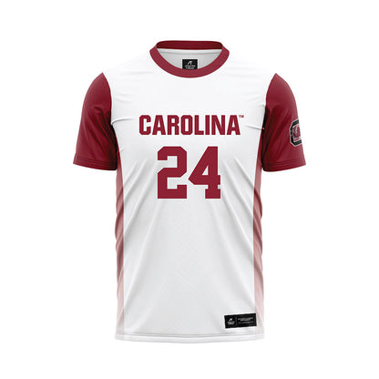 South Carolina - NCAA Women's Soccer : Laney Keith - White Soccer Jersey-0