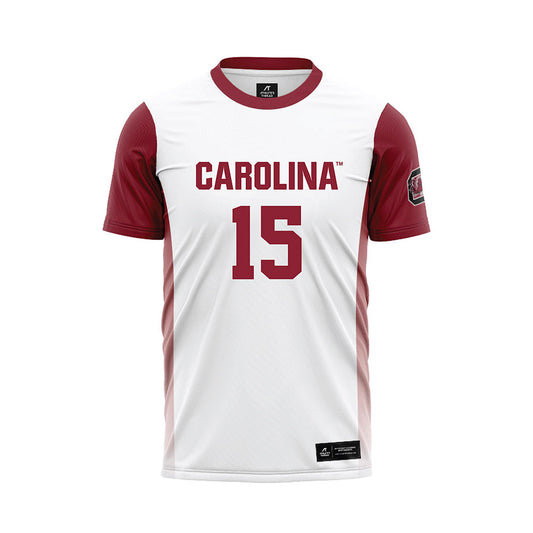 South Carolina - NCAA Women's Soccer : Ashley Connolly - White Soccer Jersey-0