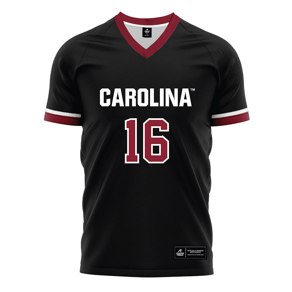 South Carolina - NCAA Women's Soccer : Autumn Cayelli - Black Soccer Jersey-0