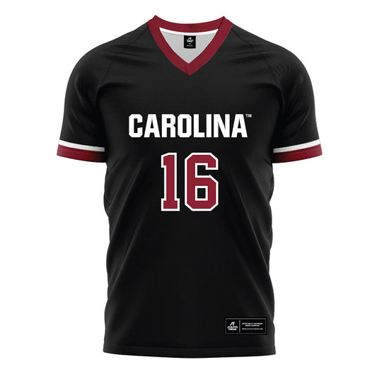 South Carolina - NCAA Women's Soccer : Autumn Cayelli - Black Soccer Jersey-0