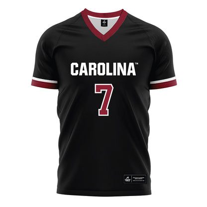 South Carolina - NCAA Women's Soccer : Ava Tutas - Black Soccer Jersey-0
