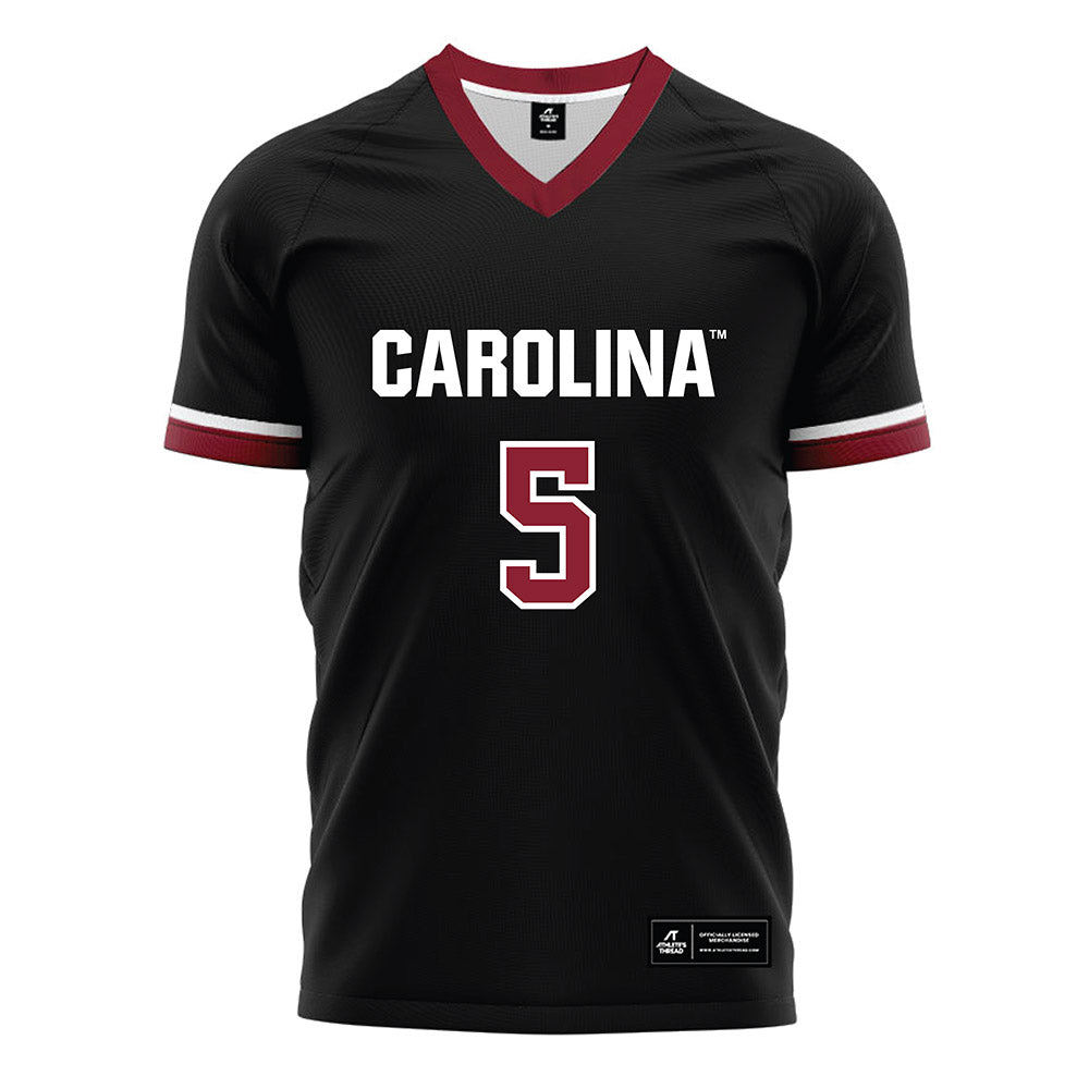 South Carolina - NCAA Women's Soccer : Dempsey McMahon - Black Soccer Jersey-0