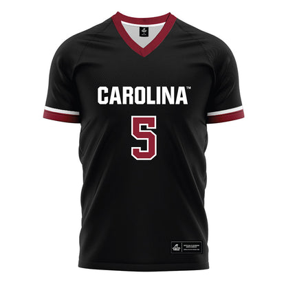 South Carolina - NCAA Women's Soccer : Dempsey McMahon - Black Soccer Jersey-0