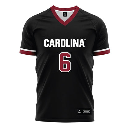 South Carolina - NCAA Women's Soccer : Amanda Patrick - Black Soccer Jersey-0