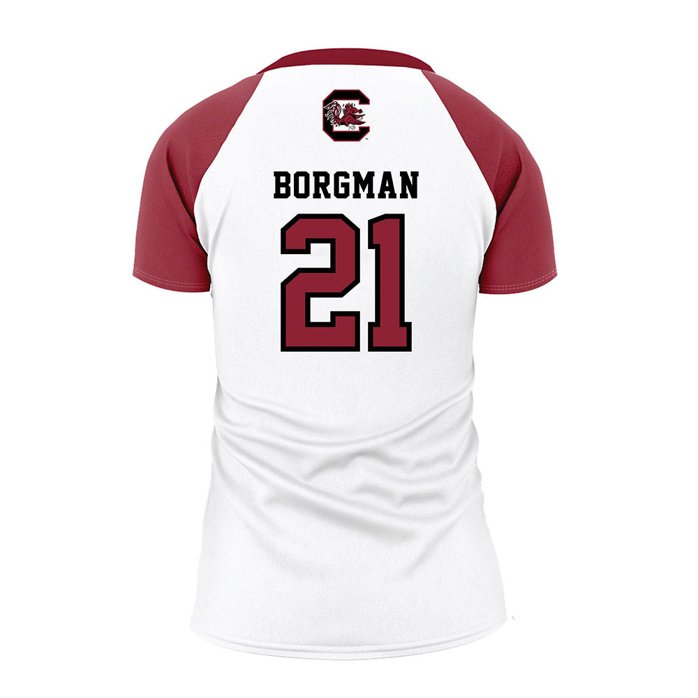 South Carolina - NCAA Women's Volleyball : Olivia Borgman - White Volleyball Jersey-1
