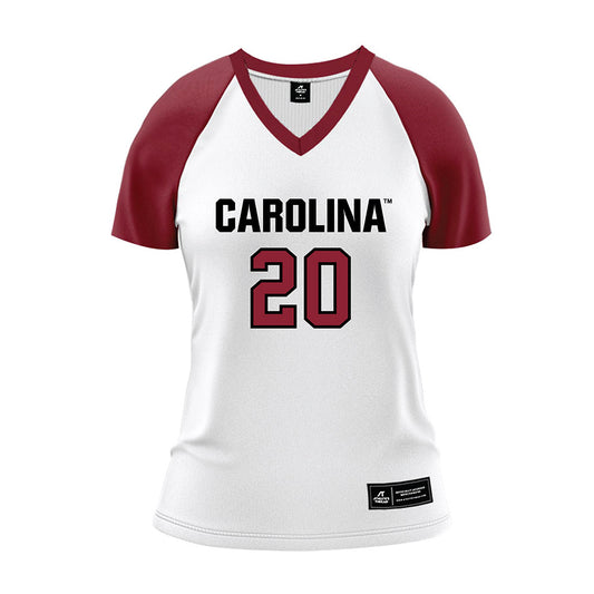 South Carolina - NCAA Women's Volleyball : Kiana Dinn - White Volleyball Jersey-0