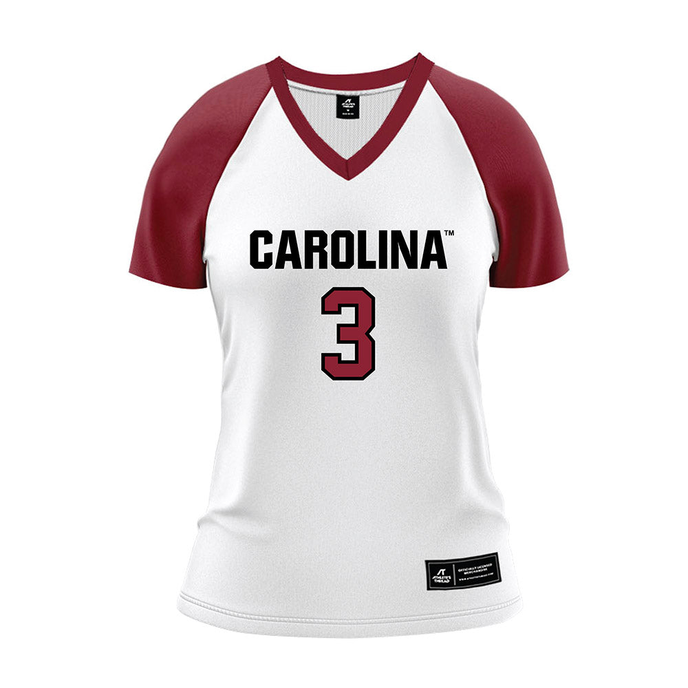 South Carolina - NCAA Women's Volleyball : Maggie Penn - White Volleyball Jersey-0