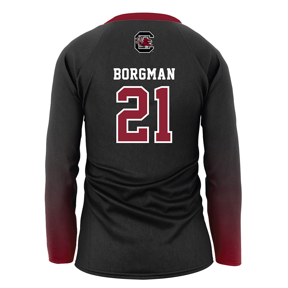 South Carolina - NCAA Women's Volleyball : Olivia Borgman - Black Volleyball Jersey-1