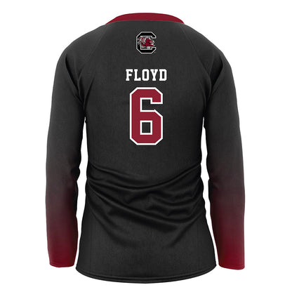 South Carolina - NCAA Women's Volleyball : Sydney Floyd - Black Volleyball Jersey-1
