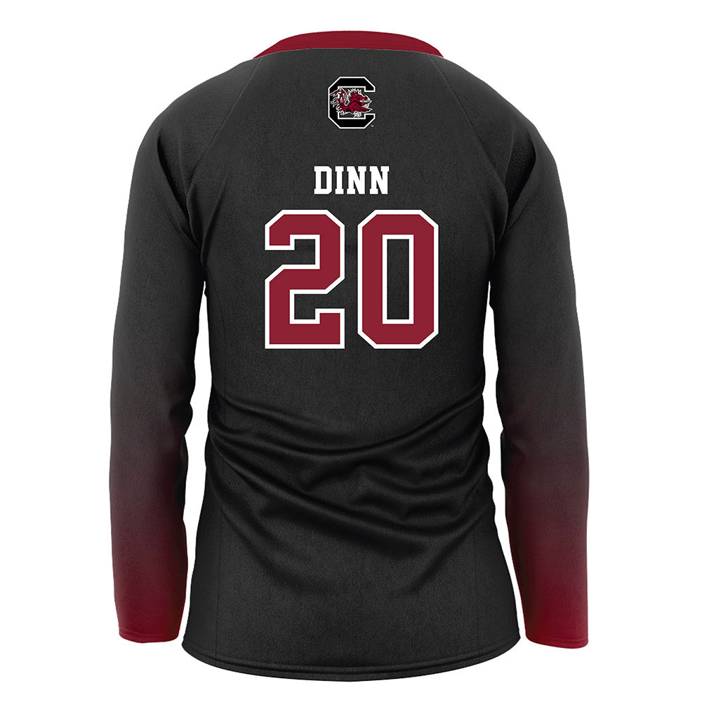 South Carolina - NCAA Women's Volleyball : Kiana Dinn - Black Volleyball Jersey-1