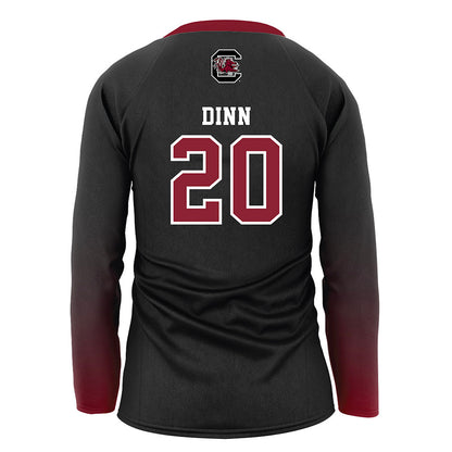 South Carolina - NCAA Women's Volleyball : Kiana Dinn - Black Volleyball Jersey-1