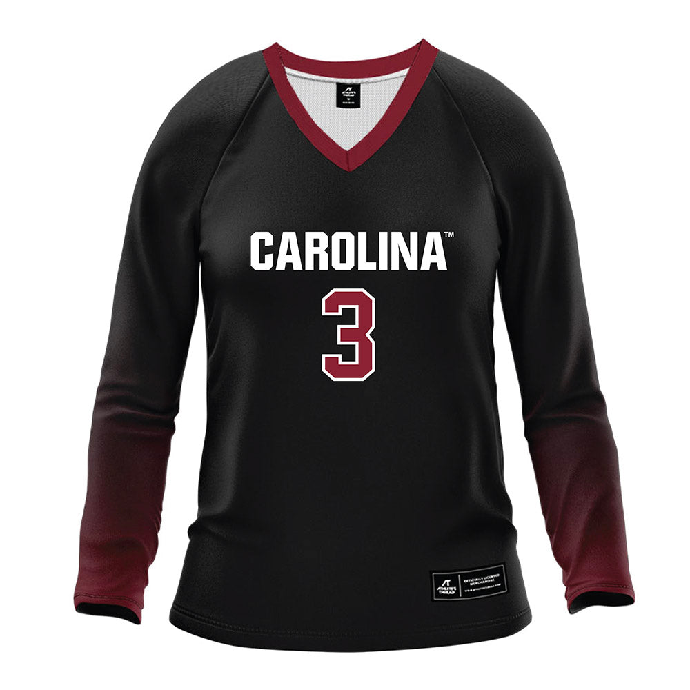 South Carolina - NCAA Women's Volleyball : Maggie Penn - Black Volleyball Jersey-0