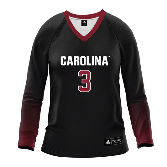 South Carolina - NCAA Women's Volleyball : Maggie Penn - Black Volleyball Jersey-0