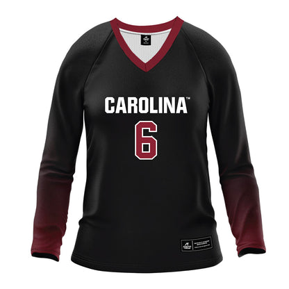 South Carolina - NCAA Women's Volleyball : Sydney Floyd - Black Volleyball Jersey-0