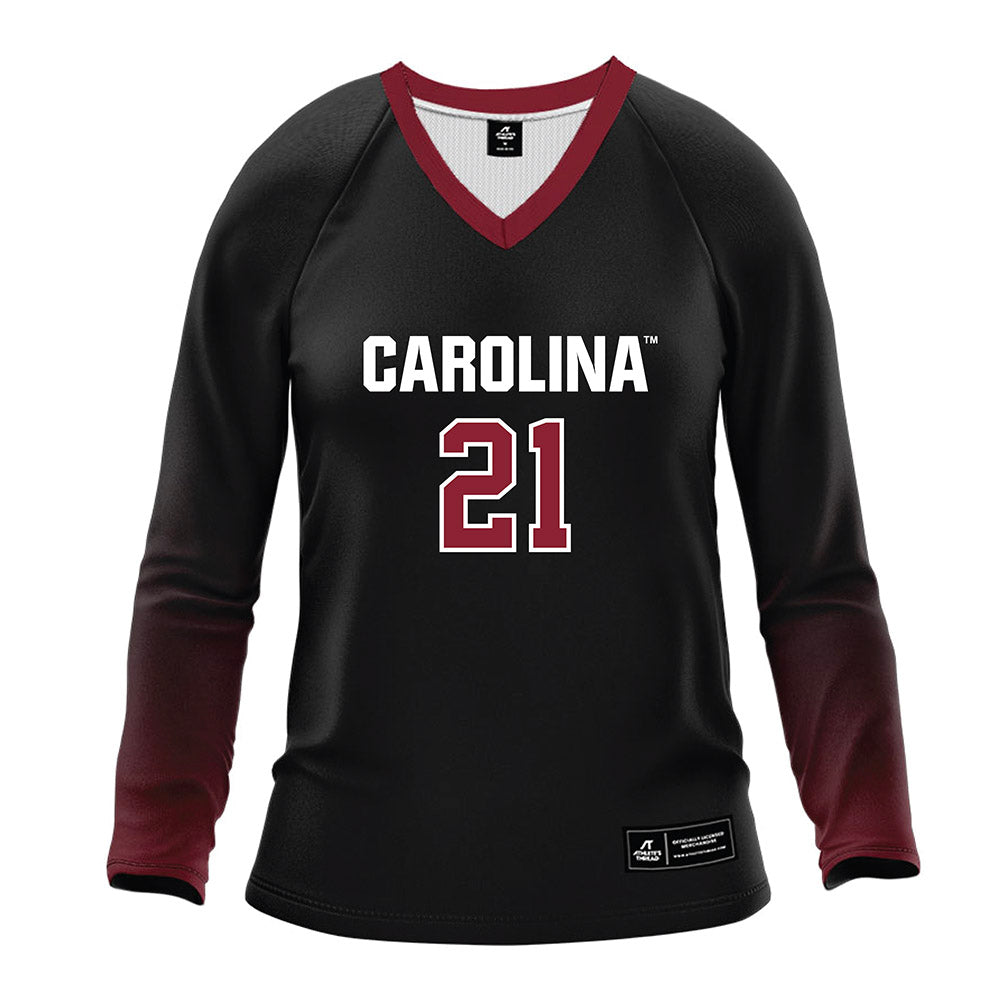 South Carolina - NCAA Women's Volleyball : Olivia Borgman - Black Volleyball Jersey-0