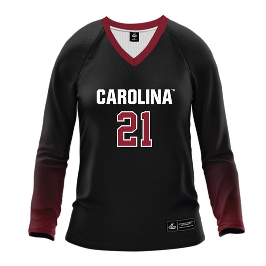 South Carolina - NCAA Women's Volleyball : Olivia Borgman - Black Volleyball Jersey-0