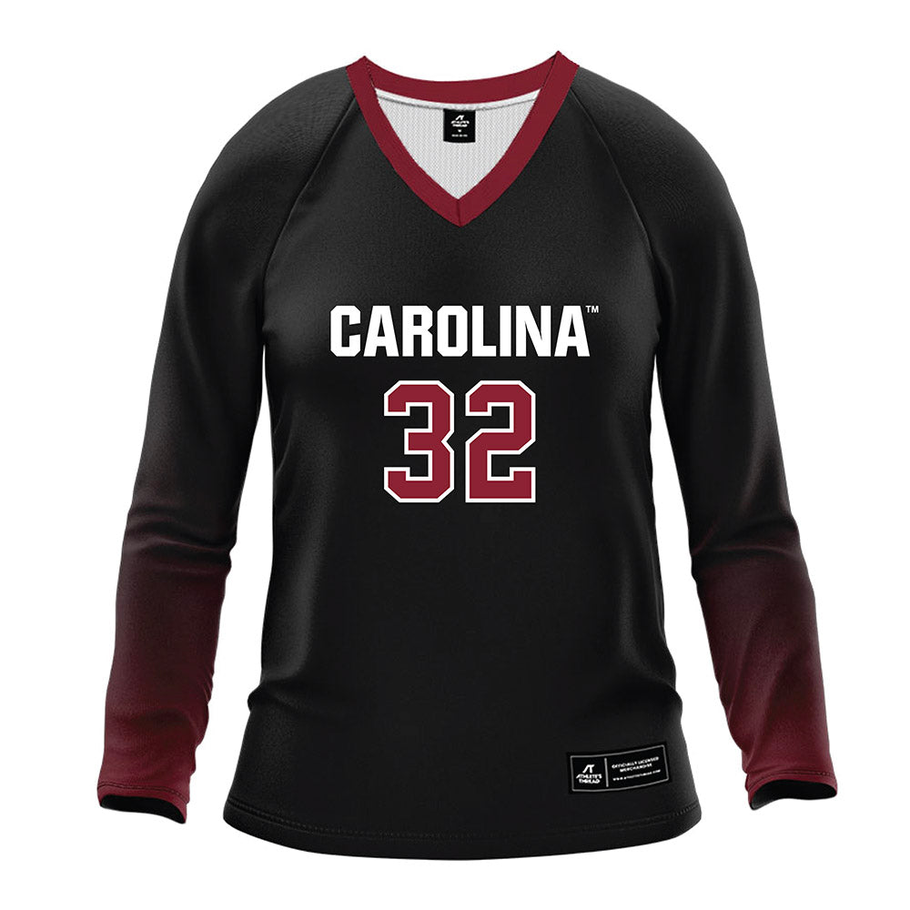 South Carolina - NCAA Women's Volleyball : Jill Bohannon - Black Volleyball Jersey-0