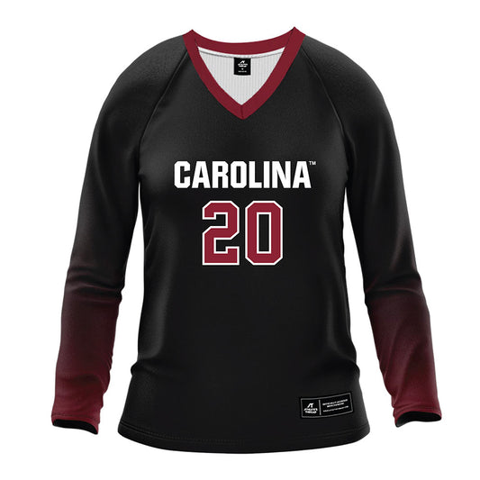 South Carolina - NCAA Women's Volleyball : Kiana Dinn - Black Volleyball Jersey-0