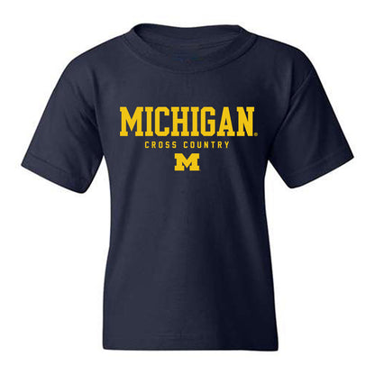 Michigan - NCAA Men's Cross Country : - Roster Tee Youth T-Shirt-0