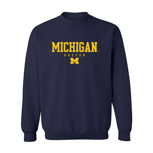 Michigan - NCAA Men's Soccer : - Roster Crewneck Sweatshirt-0