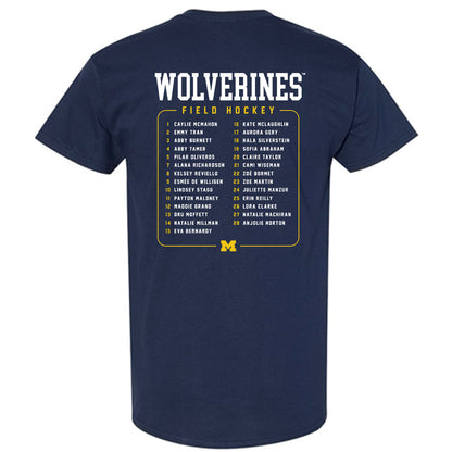Michigan - NCAA Women's Field Hockey : - Roster T-Shirt-1
